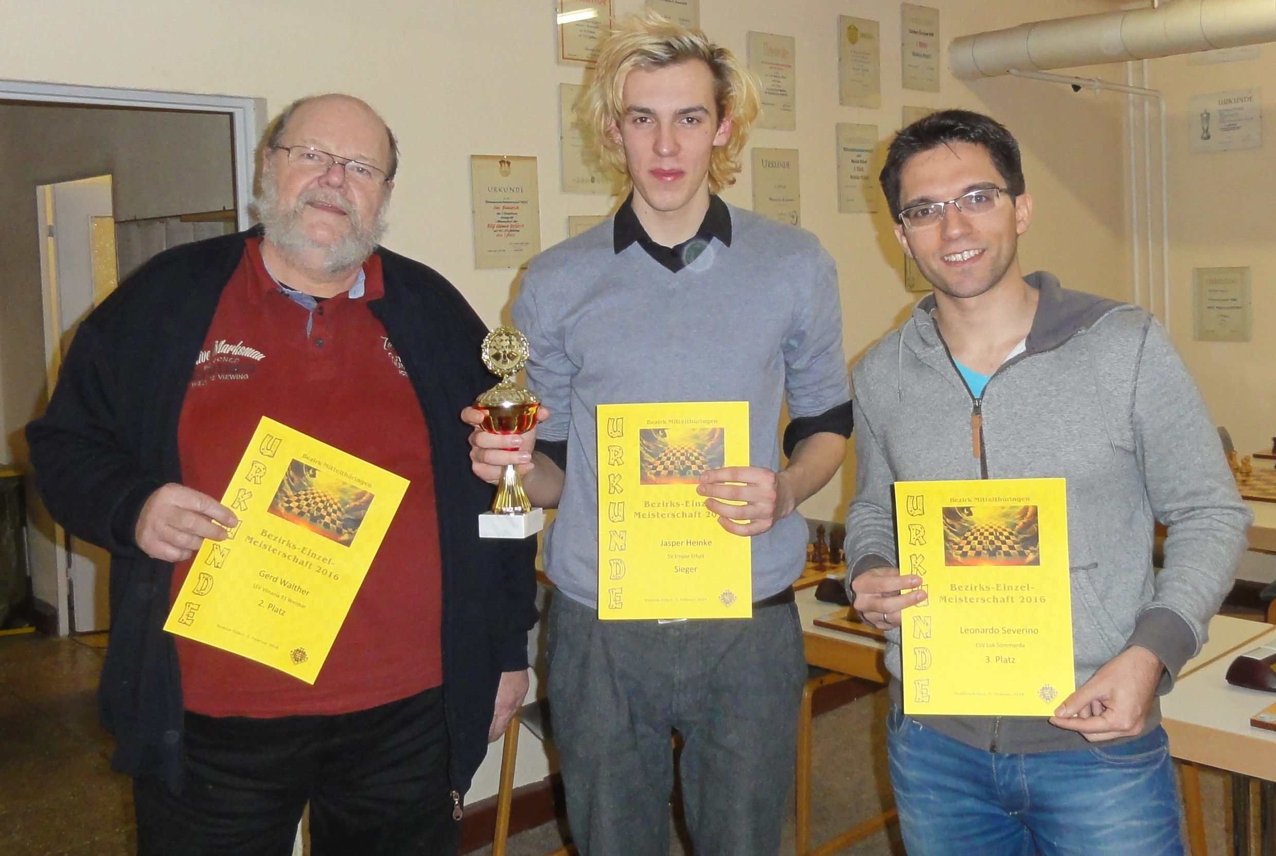 v.l. Gerd Walther, Jasper heinke, Leonardo Severino