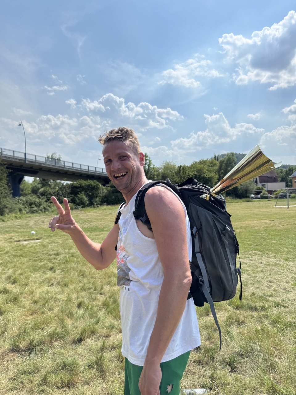 Siegerfoto mit Wanderpokal