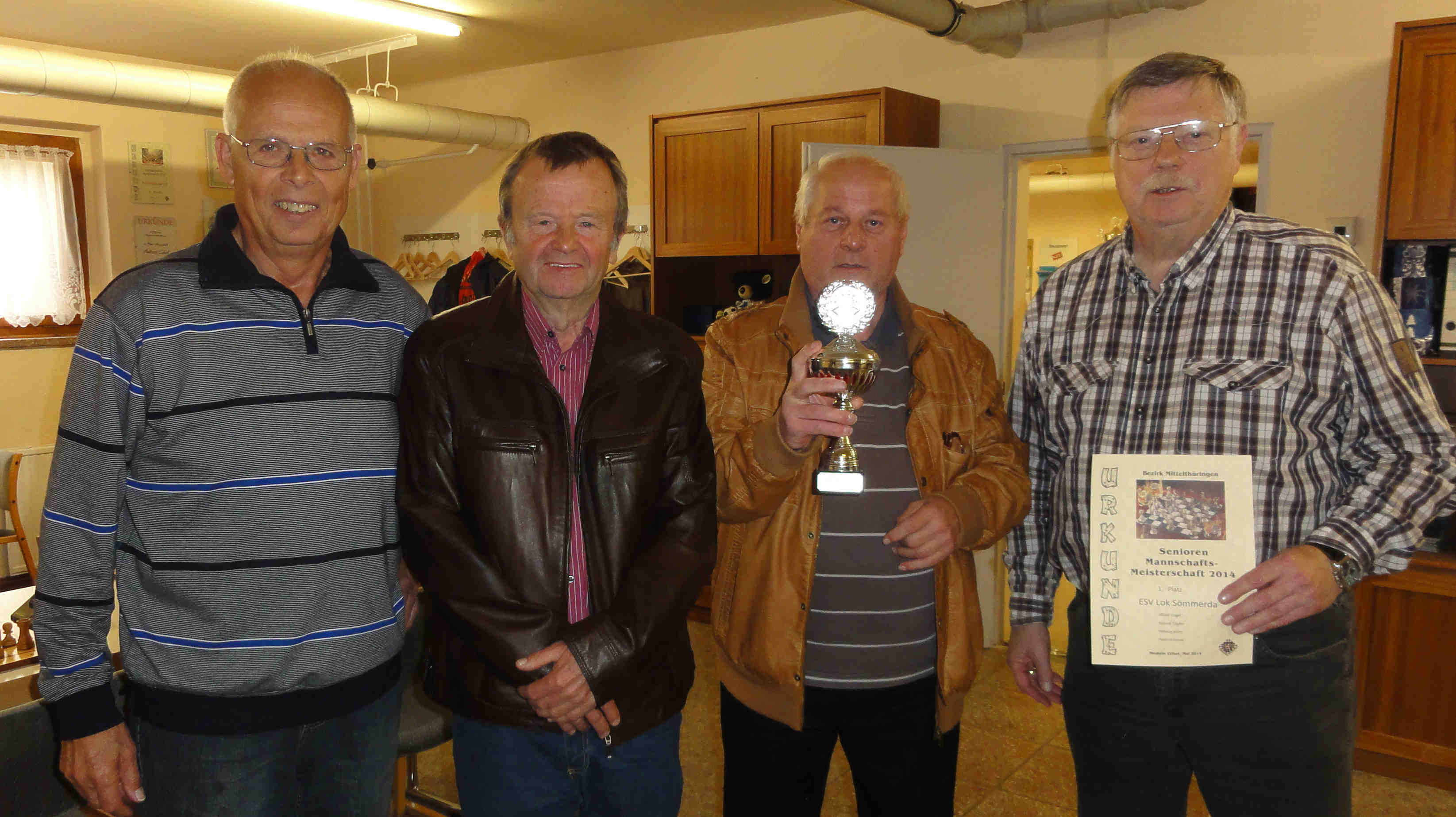 BMM 2014: ESV Lok Sömmerda (v.l.: Kühn, Loose, Töpfer, Vogel). BMM 2014: ESV Lok Sömmerda (v.l.: Kühn, Loose, Töpfer, Vogel).
