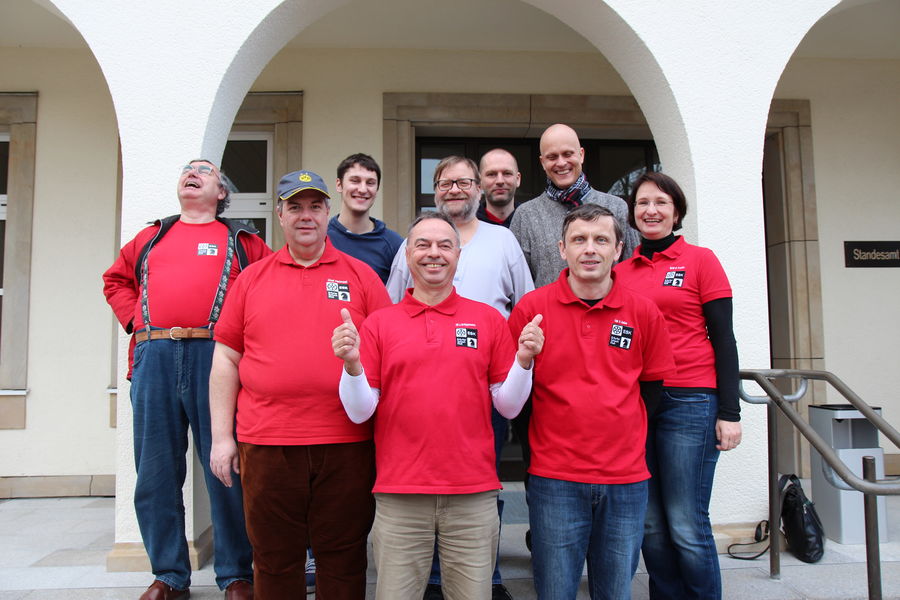 Freude beim Aufsteiger: Das ESK-Team der letzten Doppelrunde. (Foto: http://www.steffans-schachseiten.de)